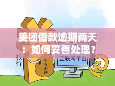 美团借款逾期两天：如何妥善处理？