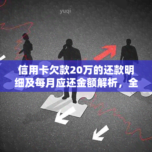 信用卡欠款20万的还款明细及每月应还金额解析，全面解决用户疑问