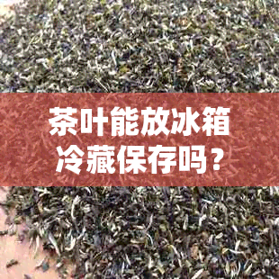 茶叶能放冰箱冷藏保存吗？多少度适宜？冬天可以吗？