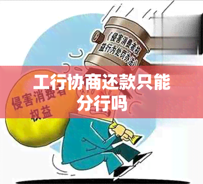 工行协商还款只能分行吗