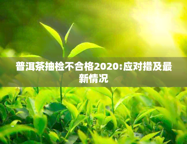 普洱茶抽检不合格2020:应对措及最新情况