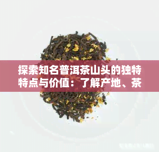 探索知名普洱茶山头的独特特点与价值：了解产地、茶叶品质和文化背景