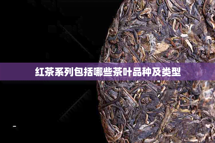 红茶系列包括哪些茶叶品种及类型