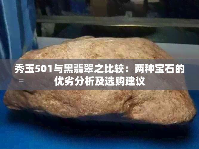 秀玉501与黑翡翠之比较：两种宝石的优劣分析及选购建议