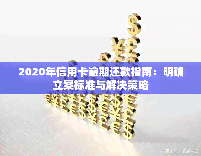 2020年信用卡逾期还款指南：明确立案标准与解决策略