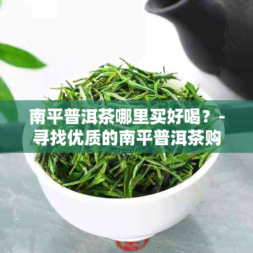 南平普洱茶哪里买好喝？-寻找优质的南平普洱茶购买地