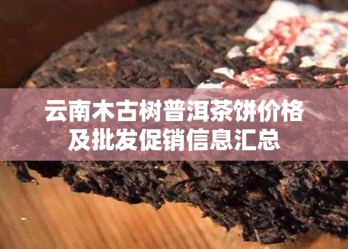 云南木古树普洱茶饼价格及批发促销信息汇总