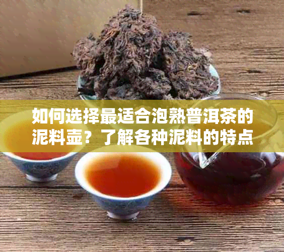 如何选择最适合泡熟普洱茶的泥料壶？了解各种泥料的特点与使用效果