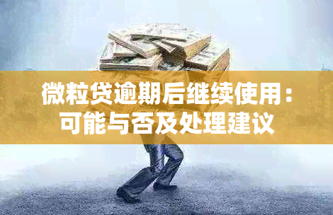 微粒贷逾期后继续使用：可能与否及处理建议