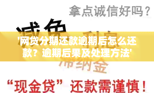 '网贷分期还款逾期后怎么还款？逾期后果及处理方法'