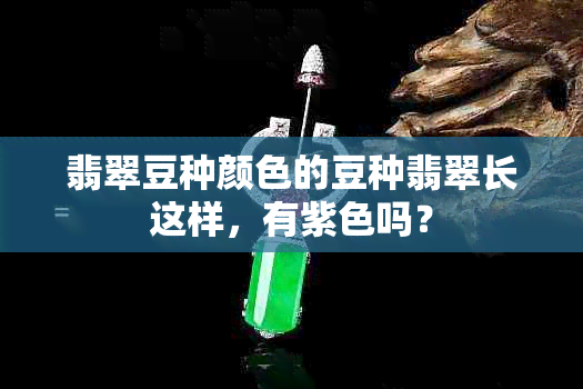 翡翠豆种颜色的豆种翡翠长这样，有紫色吗？