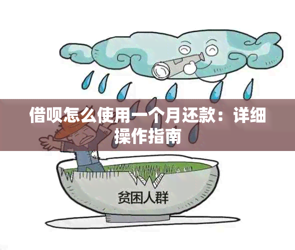 借呗怎么使用一个月还款：详细操作指南