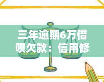 三年逾期6万借呗欠款：信用修复与解决办法探讨