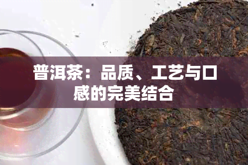 普洱茶：品质、工艺与口感的完美结合