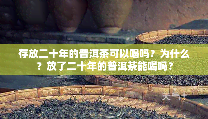 存放二十年的普洱茶可以喝吗？为什么？放了二十年的普洱茶能喝吗？