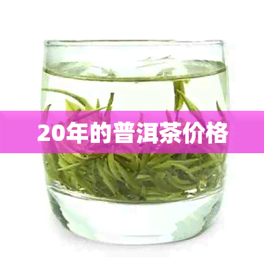 20年的普洱茶价格