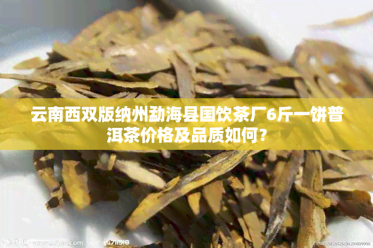 云南西双版纳州勐海县国饮茶厂6斤一饼普洱茶价格及品质如何？