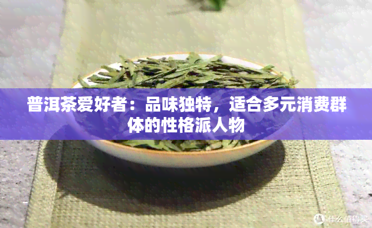 普洱茶爱好者：品味独特，适合多元消费群体的性格派人物