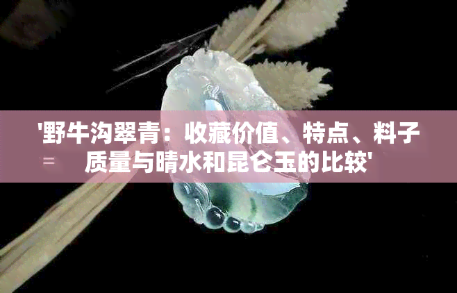 '野牛沟翠青：收藏价值、特点、料子质量与晴水和昆仑玉的比较'