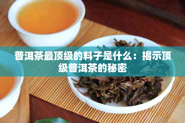 普洱茶最顶级的料子是什么：揭示顶级普洱茶的秘密