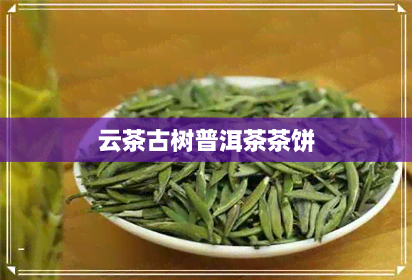 云茶古树普洱茶茶饼