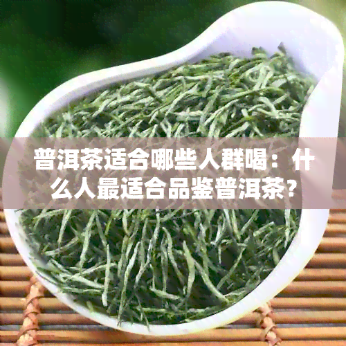 普洱茶适合哪些人群喝：什么人最适合品鉴普洱茶？