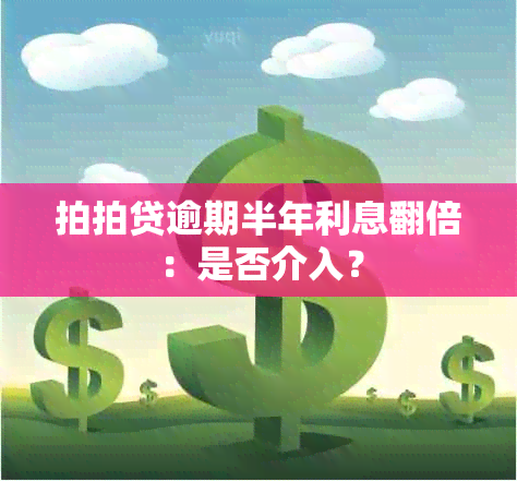 拍拍贷逾期半年利息翻倍：是否介入？