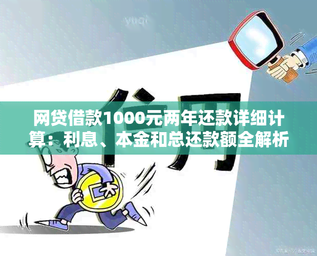 网贷借款1000元两年还款详细计算：利息、本金和总还款额全解析