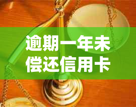 逾期一年未偿还信用卡款项，将会面临怎样的严重后果？