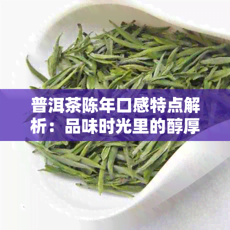 普洱茶陈年口感特点解析：品味时光里的醇厚与变化