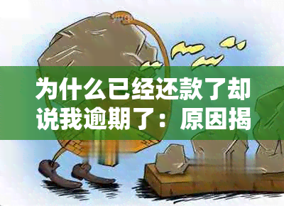 为什么已经还款了却说我逾期了：原因揭秘及解决办法