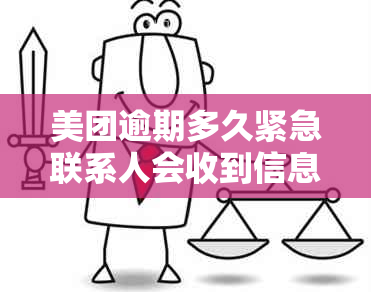 美团逾期多久紧急联系人会收到信息？