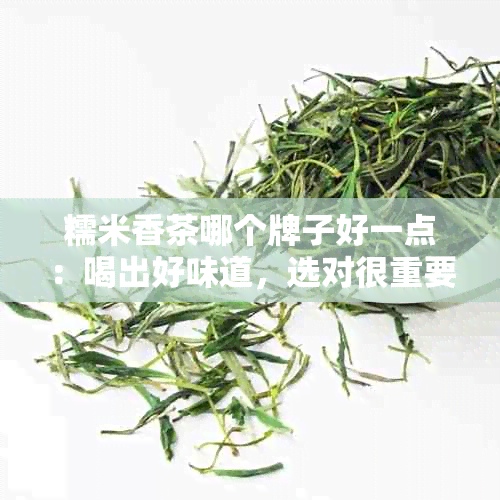 糯米香茶哪个牌子好一点：喝出好味道，选对很重要