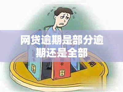 网贷逾期是部分逾期还是全部