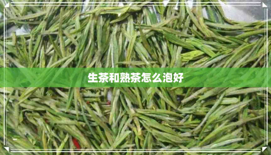 生茶和熟茶怎么泡好