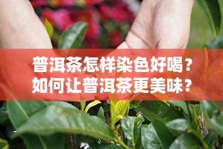 普洱茶怎样染色好喝？如何让普洱茶更美味？