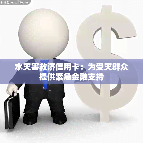 水灾害救济信用卡：为受灾群众提供紧急金融支持