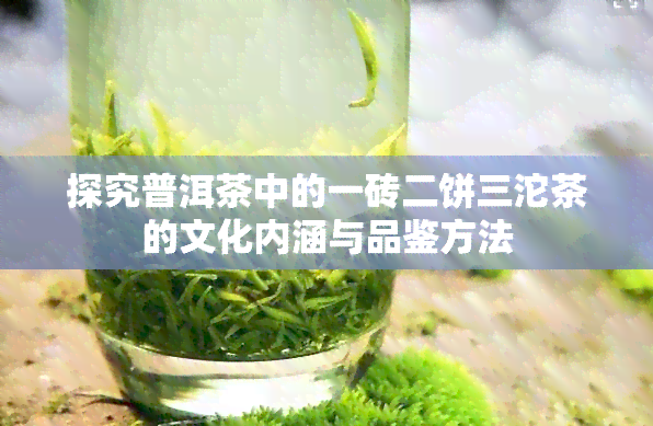 探究普洱茶中的一砖二饼三沱茶的文化内涵与品鉴方法