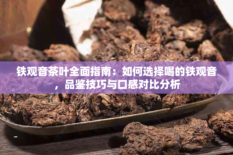 铁观音茶叶全面指南：如何选择喝的铁观音，品鉴技巧与口感对比分析