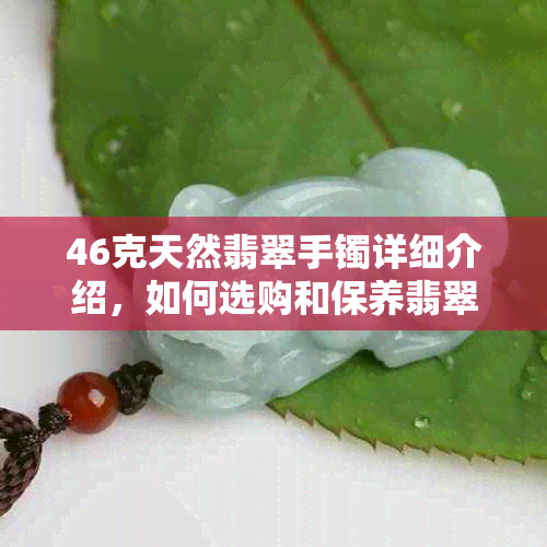 46克天然翡翠手镯详细介绍，如何选购和保养翡翠手镯