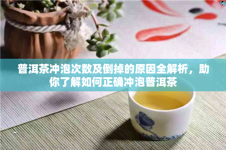 普洱茶冲泡次数及倒掉的原因全解析，助你了解如何正确冲泡普洱茶