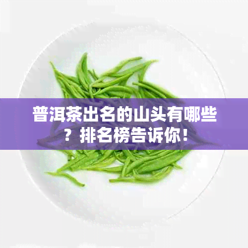 普洱茶出名的山头有哪些？排名榜告诉你！