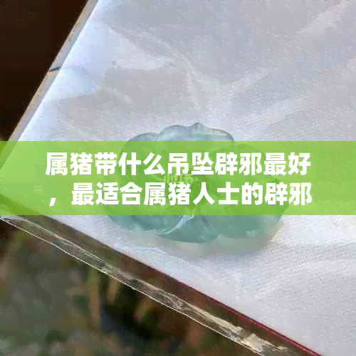 属猪带什么吊坠辟邪更好，最适合属猪人士的辟邪吊坠推荐