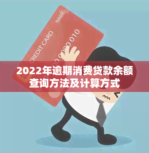 2022年逾期消费贷款余额查询方法及计算方式