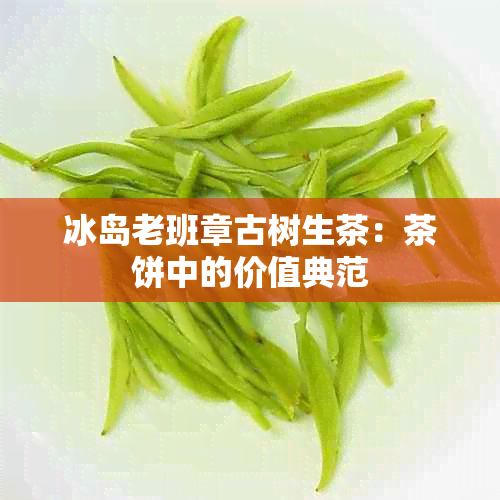 冰岛老班章古树生茶：茶饼中的价值典范