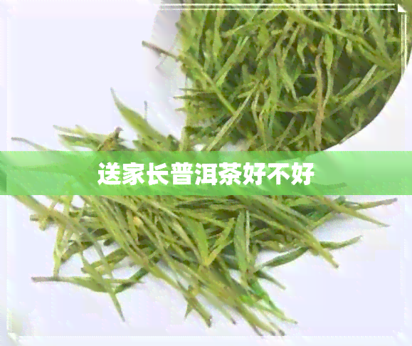 送家长普洱茶好不好