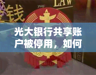 光大银行共享账户被停用，如何恢复并避免信用损失？