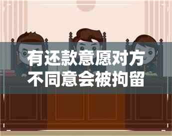 有还款意愿对方不同意会被拘留吗