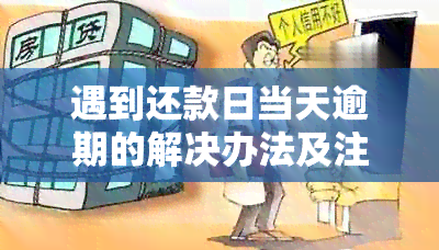 遇到还款日当天逾期的解决办法及注意事项，让信用记录不再受损！