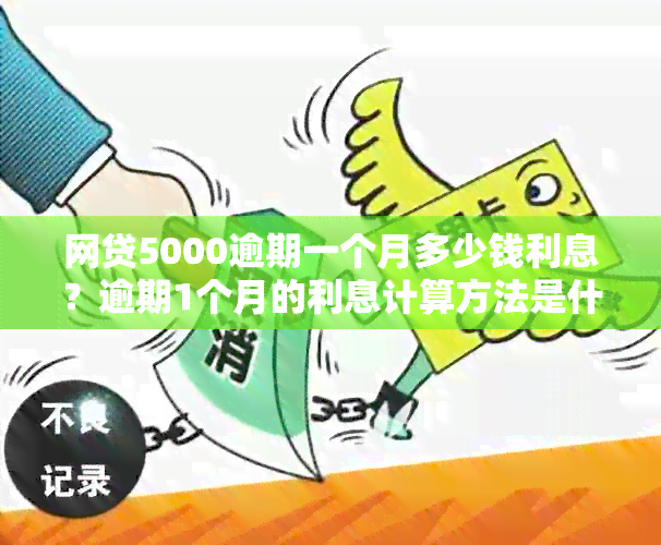 网贷5000逾期一个月多少钱利息？逾期1个月的利息计算方法是什么？